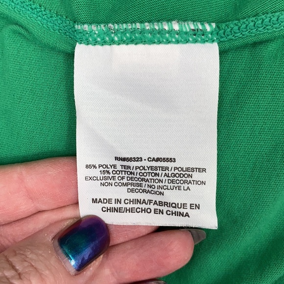 Nike Running Dri-Fit Green & Gray Hooded Tee - Picture 15 of 16